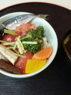 血管プラークダイエット食264(山海丼)-レシピのメイン写真