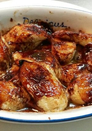 ココアとバターで焼きバナナ♪-レシピのメイン写真