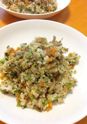 裂きイカと色々野菜の炒飯-レシピのメイン写真