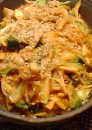 野菜たっぷり豚キムチ-レシピのメイン写真