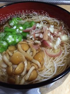 あったかもずくにゅーめん-レシピのメイン写真