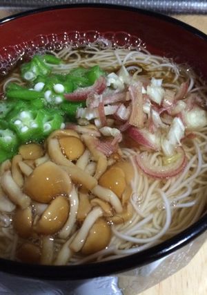 あったかもずくにゅーめん-レシピのメイン写真
