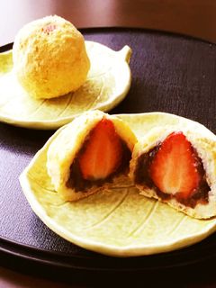 ダイエット中でも安心♡おから餅の苺大福-レシピのメイン写真