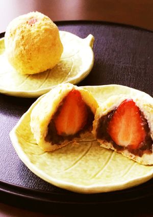 ダイエット中でも安心♡おから餅の苺大福-レシピのメイン写真