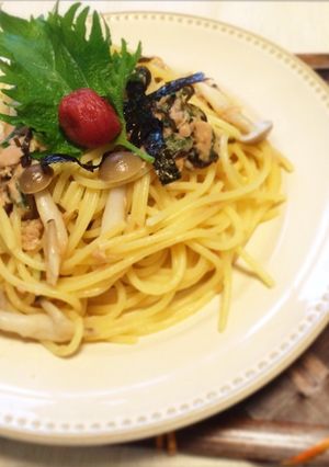 梅雨にさっぱり！簡単☆和風梅パスタ-レシピのメイン写真