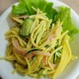 冷蔵庫にある野菜でスパサラカレー味✨