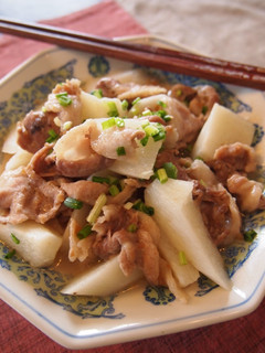 豚肉と長芋の梅肉蒸し-レシピのメイン写真
