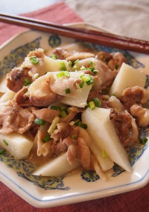 豚肉と長芋の梅肉蒸し-レシピのメイン写真