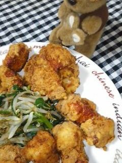 鳥むね肉なのにジューシーから揚げ-レシピのメイン写真