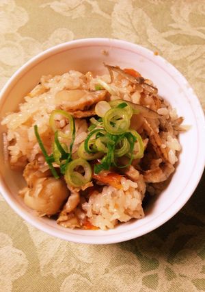 ばあちゃんのホタテ炊き込みご飯スペシャル-レシピのメイン写真