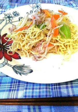 野菜たっぷりの塩やきそば-レシピのメイン写真