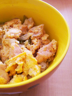 手抜きシリーズ♪煮汁で親子丼-レシピのメイン写真