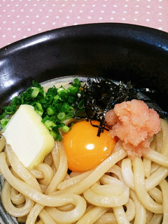 明太バターのぶっかけうどん-レシピのメイン写真