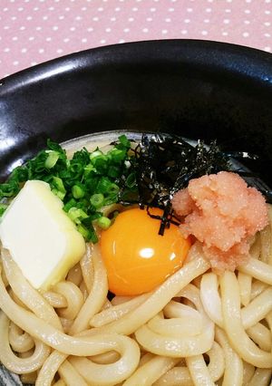 明太バターのぶっかけうどん-レシピのメイン写真