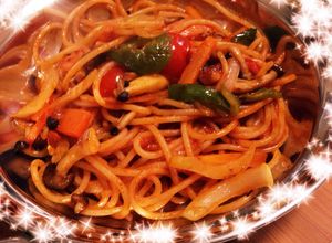 麺張り付き防止☆ミニトマトナポリタン-レシピのメイン写真