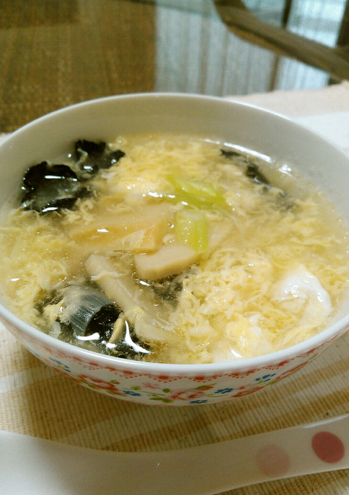 ♬たけのこときくらげの中華かき玉スープ♬-レシピのメイン写真