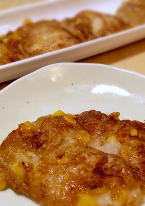 長芋とコーンで落とし焼き-レシピのメイン写真