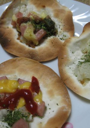 ｼﾞｬｰﾏﾝﾎﾟﾃﾄ風餃子の皮ﾋﾟｻﾞ-レシピのメイン写真