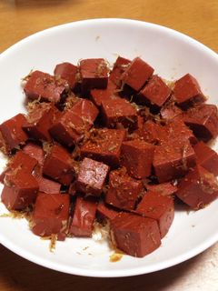 滋賀の給食 赤こんにゃくの煮物-レシピのメイン写真