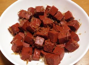 滋賀の給食 赤こんにゃくの煮物-レシピのメイン写真