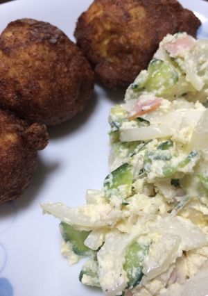 岩豆腐で作るヘルシー唐揚げ-レシピのメイン写真