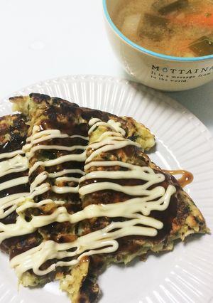 うどん入お好み焼き-レシピのメイン写真