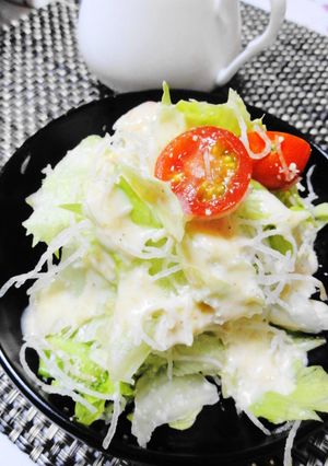 刺身の《つま》で簡単濃厚チーズサラダ♪-レシピのメイン写真