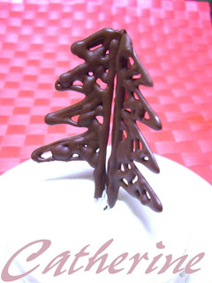 クリスマスケーキ チョコツリー作り方-レシピのメイン写真