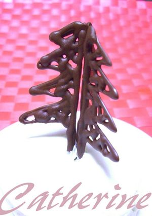 クリスマスケーキ　チョコツリー作り方-レシピのメイン写真