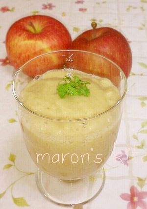 朝食に♡リンゴとバナナのスムージー-レシピのメイン写真