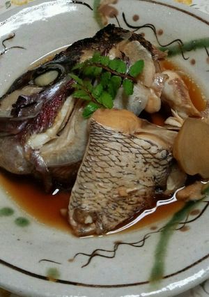 真鯛のあら（お頭)のあっさり煮-レシピのメイン写真
