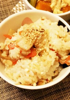 豚肉の混ぜ込みおこわ-レシピのメイン写真