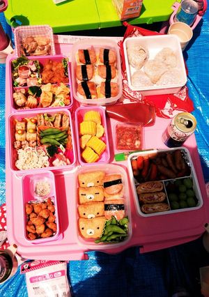 花見ピクニック弁当～うずらちくわ巻き♡-レシピのメイン写真