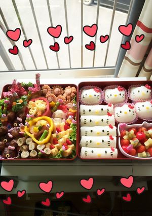 運動会弁当にも…遠足弁当2014キャラ弁-レシピのメイン写真