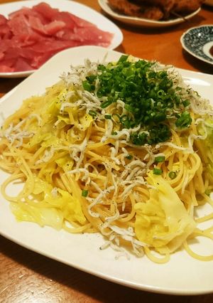 春キャベツとしらすのバタぽんパスタ-レシピのメイン写真