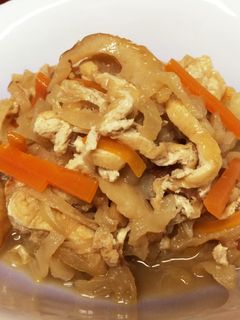 ちくわ入り切り干し大根の煮物-レシピのメイン写真