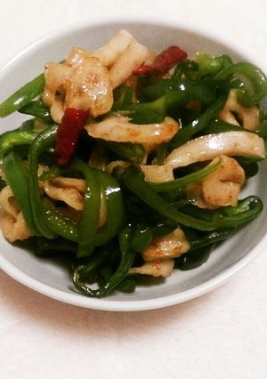 調味料２つ！ピーマンとちくわの甘辛炒め-レシピのメイン写真