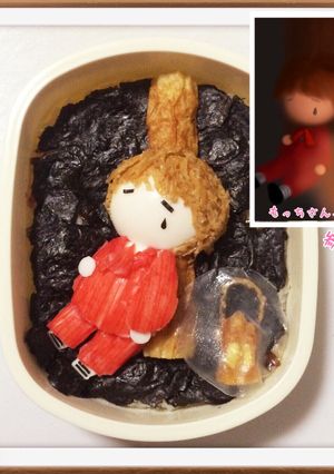 キャラ弁・セカオワのり弁もっちさん風-レシピのメイン写真