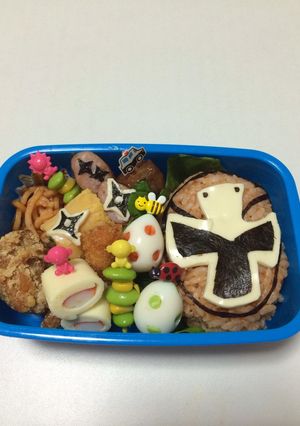 ニンニンジャー キャラ弁-レシピのメイン写真
