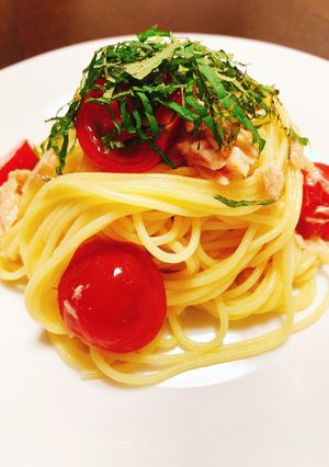 ♡ツナ&トマトの簡単冷製パスタ♡-レシピのメイン写真