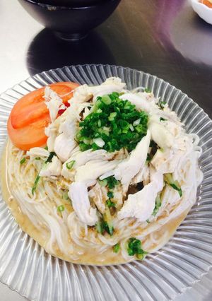 バンバンジー風ぶっかけそうめん-レシピのメイン写真