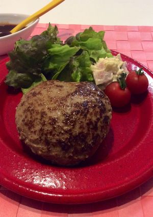 焼きすぎてもしっとり⁈なハンバーグ-レシピのメイン写真