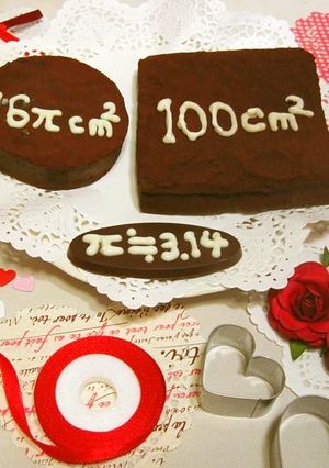 生チョコを作り、美味しく円周率を測定-レシピのメイン写真