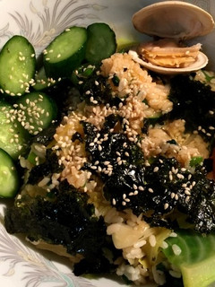 残り物で蒸し野菜ビビンバ-レシピのメイン写真