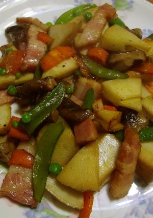 筍とスナップえんどうの中華炒め-レシピのメイン写真