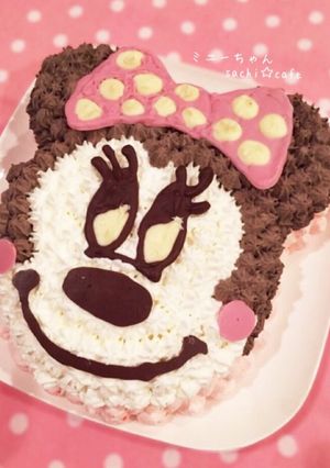 誕生日に♡ミニーちゃんケーキ-レシピのメイン写真