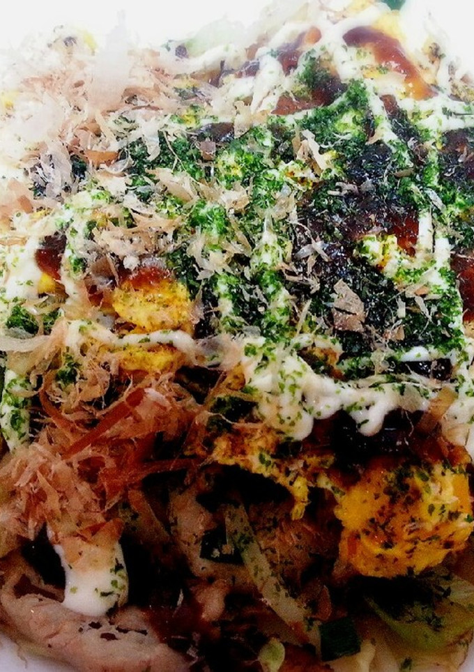 給料日前にコレ♪もやしのお好み焼き風♪-レシピのメイン写真