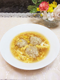シュウマイリメイク♡中華スープ-レシピのメイン写真