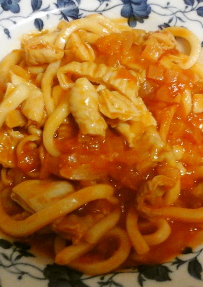 後片付けまで簡単♪モツトマト煮込みうどん-レシピのメイン写真