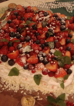 ベリーのスクエアーケーキ-レシピのメイン写真